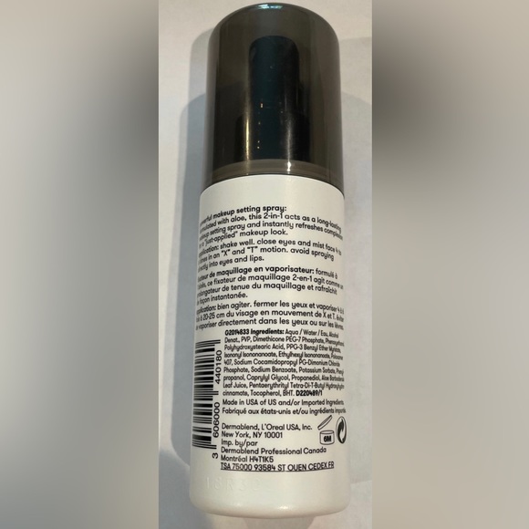 DERMABLEND POWER SETTER 2-in-1 SET + REFRESH MAKEUP SETTING SPRAY 3.4 OZ. (NEW) - Picture 2 of 2